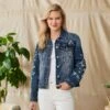 Flora Denim Jacket