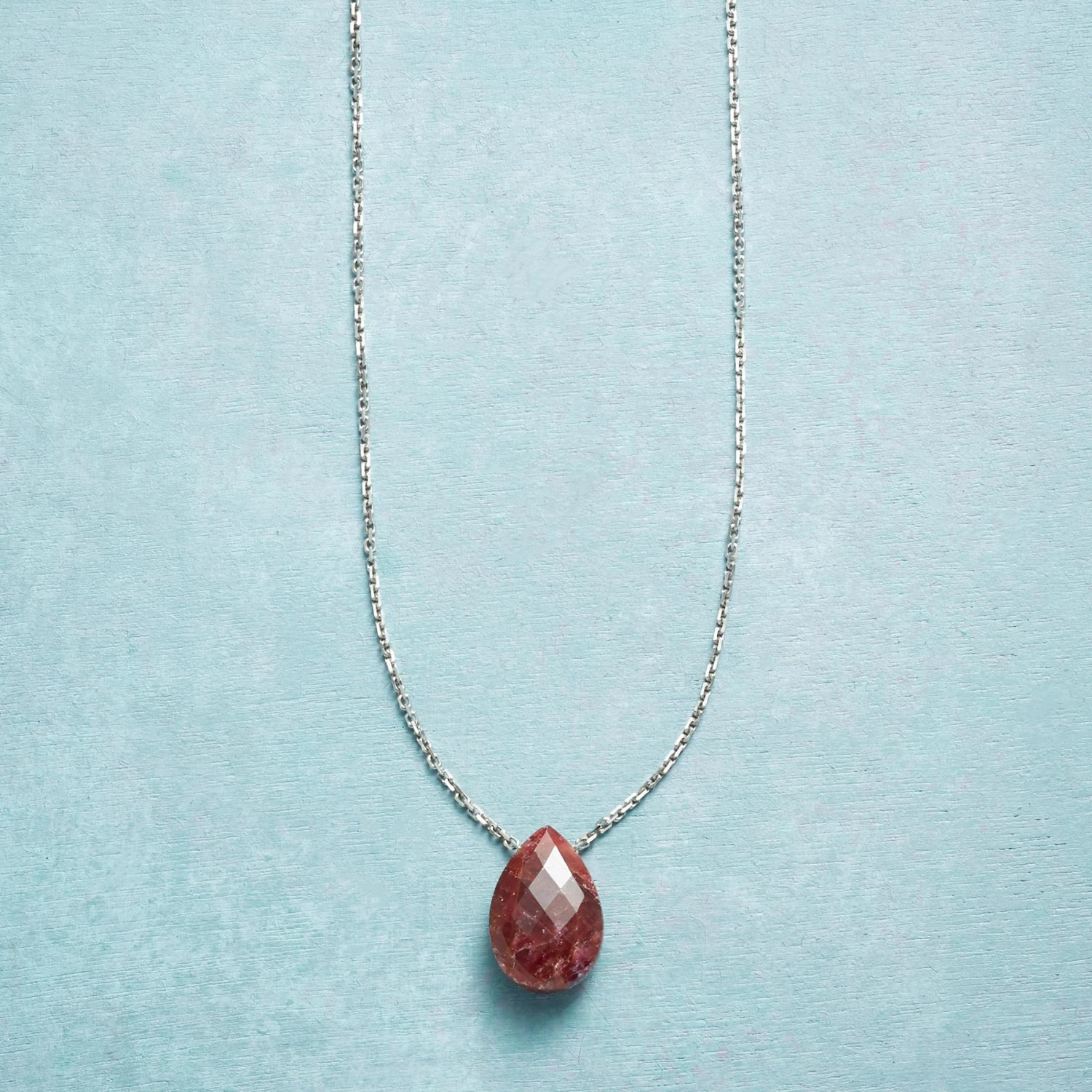 Birthstone Briolette Necklace 1 Birthstone Briolette Necklace