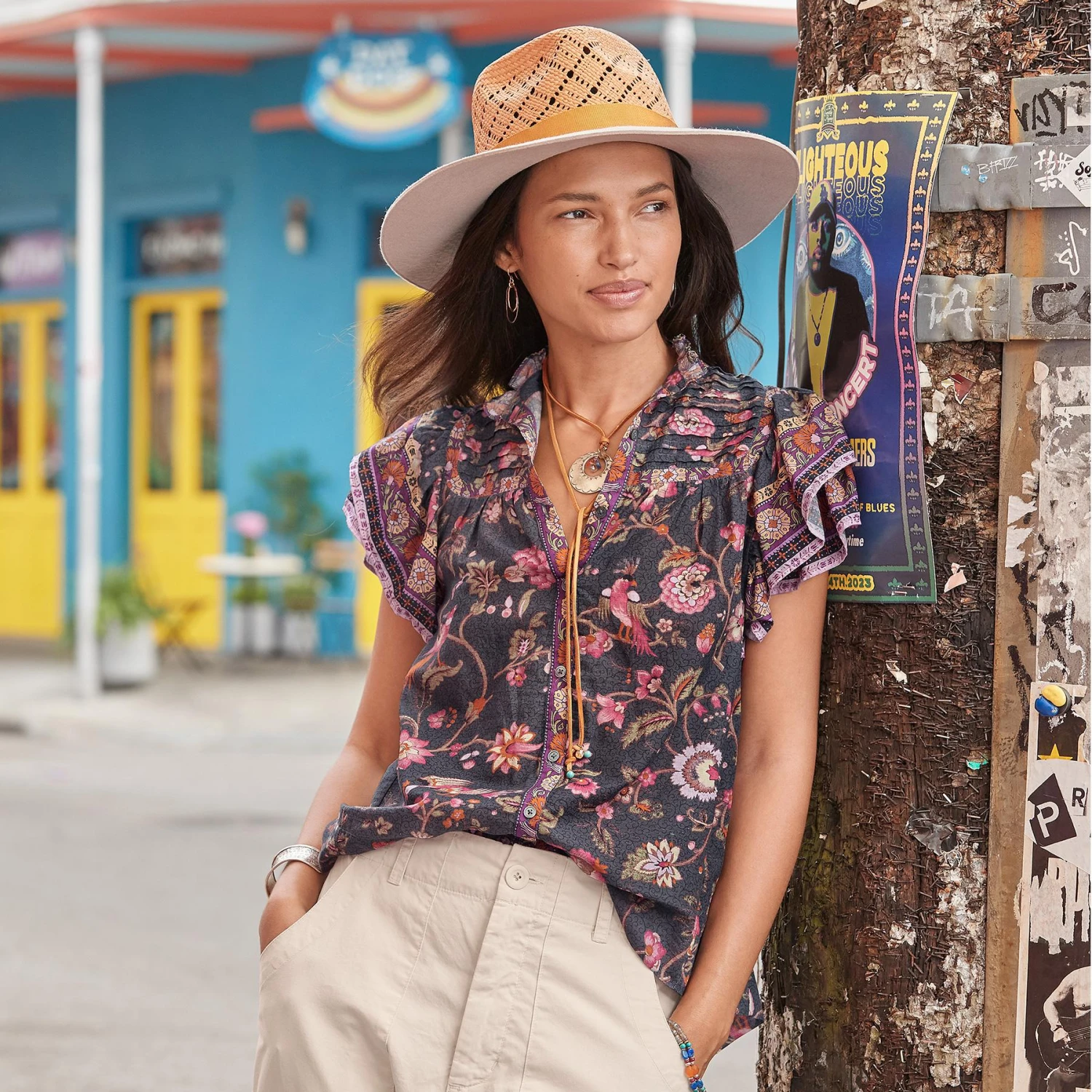 Marceline Floral Top, Petite 1 Marceline Floral Top, Petite