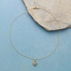 Blue Starflower Necklace