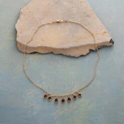 Garland Of Garnet Necklace -Eternal Jewelry Store 2a152e78 d318 42bb 87dd 16078db888b0