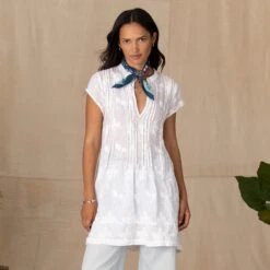 Regina Cap Sleeve Tunic