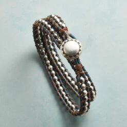 Blue Jeans Wrap Bracelet