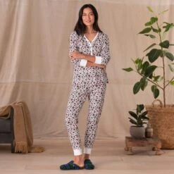 Long Johnna Floral Pajamas - Petites