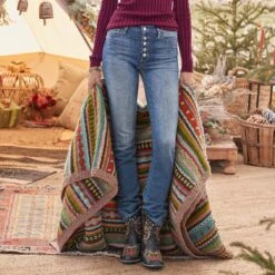 Gigi High Rise Straight Leg Jeans