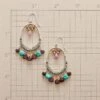 Frostfire Oval Earrings