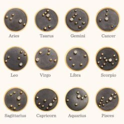 Gold Plate Zodiac Constellation Necklace -Eternal Jewelry Store 454697fd 854c 4ef3 927b 9929a882b196