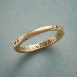 Yellow Gold Life Peace Dream Ring