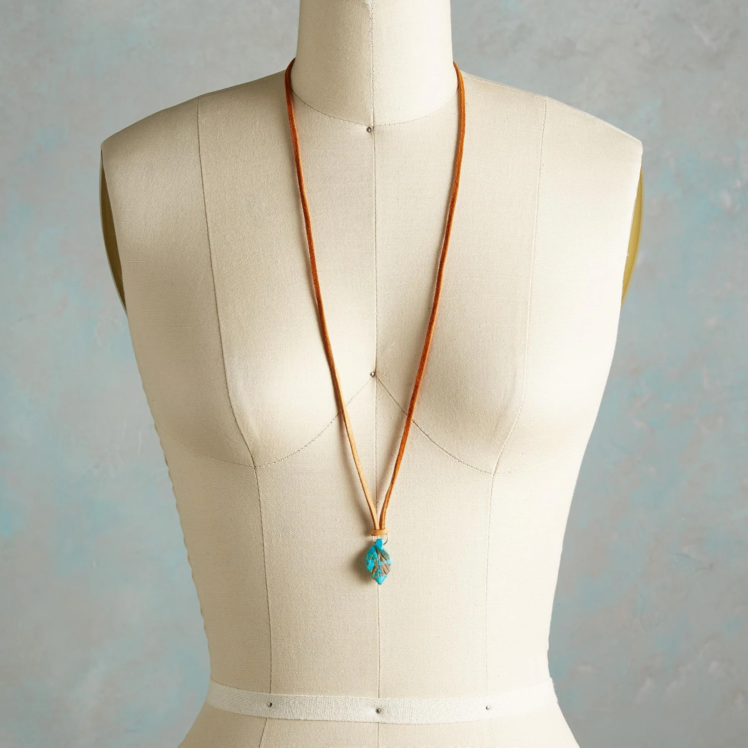 Handcarved Leaf Necklace 4 Handcarved Leaf Necklace - Image 4