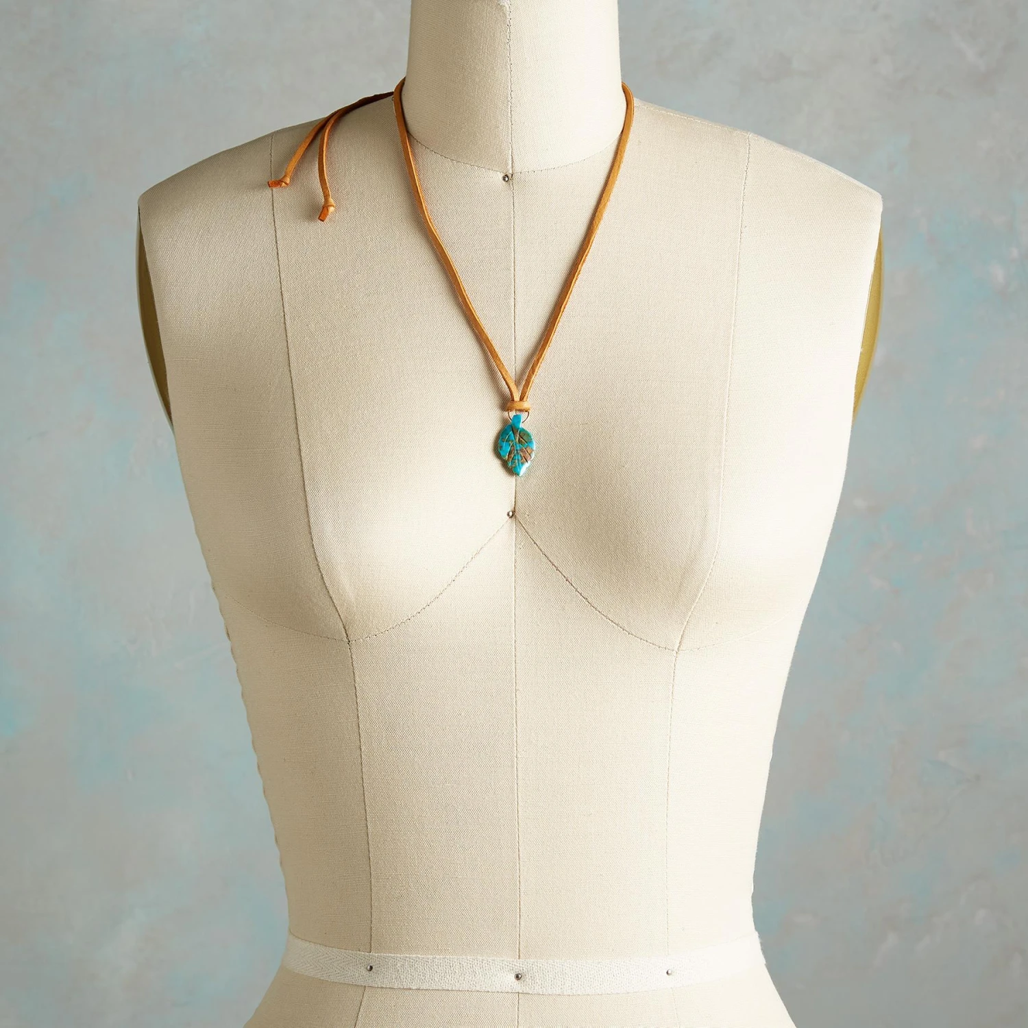 Handcarved Leaf Necklace 3 Handcarved Leaf Necklace - Image 3