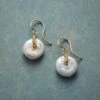 Buttoned Up Pearl Earrings