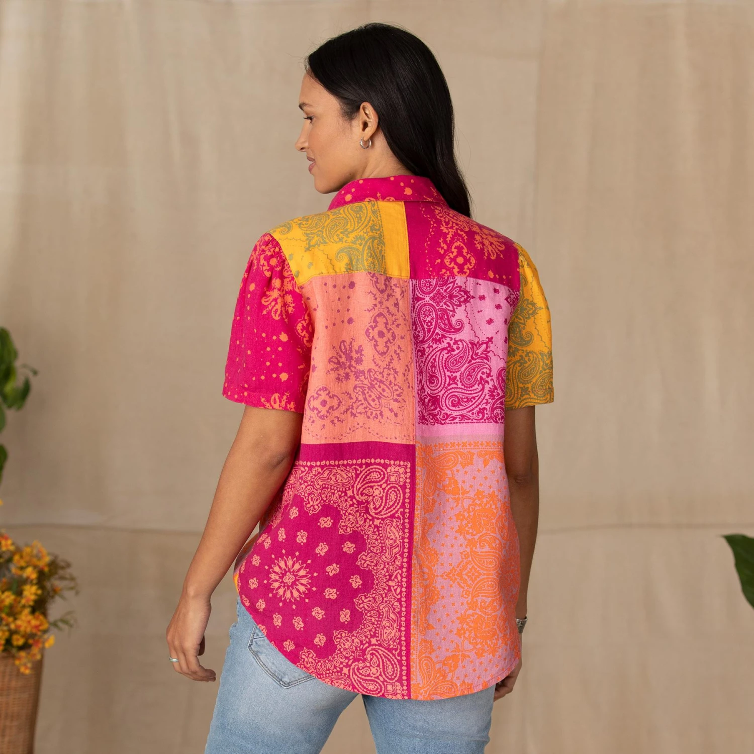 Mixed Tales Shirt, Petite 4 Mixed Tales Shirt, Petite - Image 4