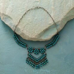 1930s Blue Gem Collar Necklace -Eternal Jewelry Store ad5a4499 9149 43e1 99a6 ca8cd0519404