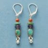 Turquoise Freefall Earrings