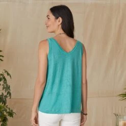Mia Linen Tank -Eternal Jewelry Store b147268c 89dd 4c7e 9a6f c0f278811fad