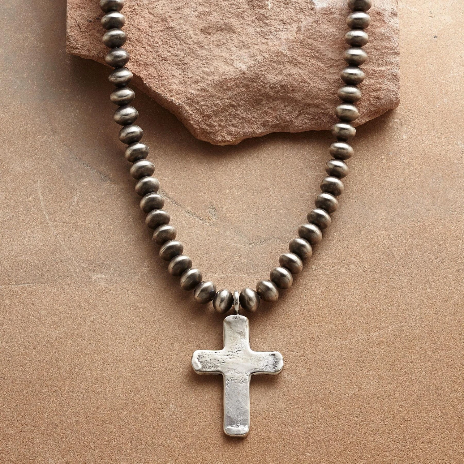 Southwest Cross Necklace 3 Southwest Cross Necklace - Image 3
