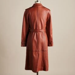 Araminta Leather Trench Coat -Eternal Jewelry Store bba5b1c5 f30d 45f9 9b6e cb4e2eadd9f2