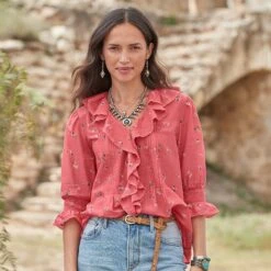 Floral Beatrice Ruffle Top, Petite 7 Floral Beatrice Ruffle Top, Petite -Eternal Jewelry Store c8d5b604 5ecb 435b 820d 904fea4c9740