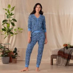 Long Johnna Floral Pajamas - Petites -Eternal Jewelry Store d074999b 2e0e 480c a9d8 d4e08aba92c1