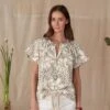 Stitched Flora Top