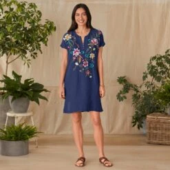 Easy Florals Tunic Dress - Petites