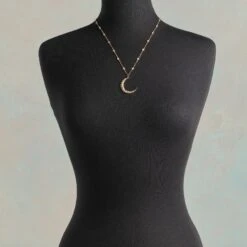 More Than The Moon Necklace -Eternal Jewelry Store f0d0589f 9658 4e68 9fa9 8c2707484052