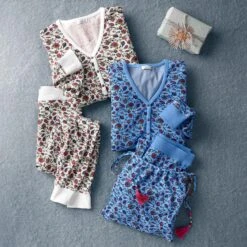 Long Johnna Floral Pajamas -Eternal Jewelry Store f5f7064b cd0c 45de addf 321bbe04f12b