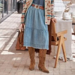 Noemi Denim Skirt - Petites