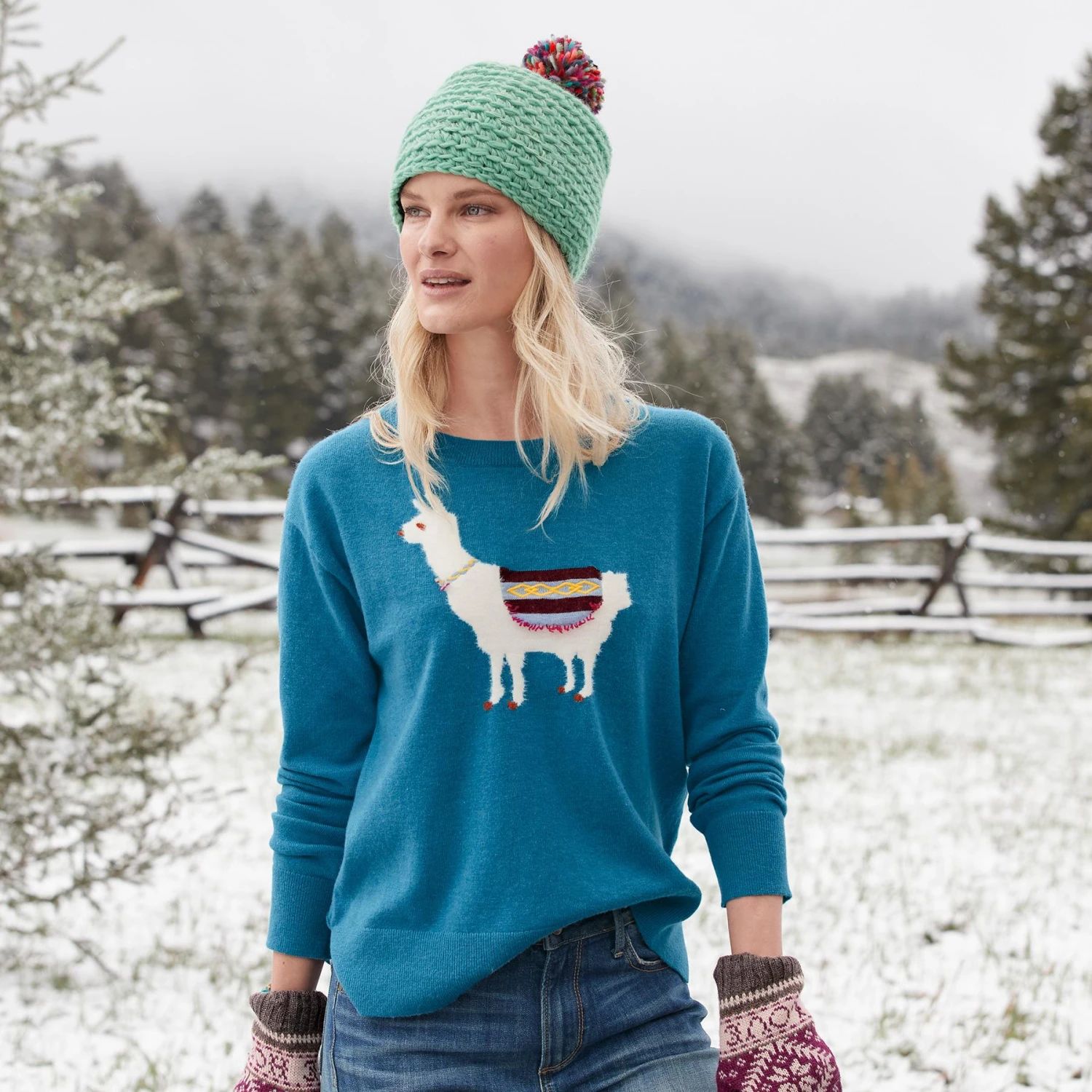 Laid Back Llama Sweater 4 Laid Back Llama Sweater - Image 4