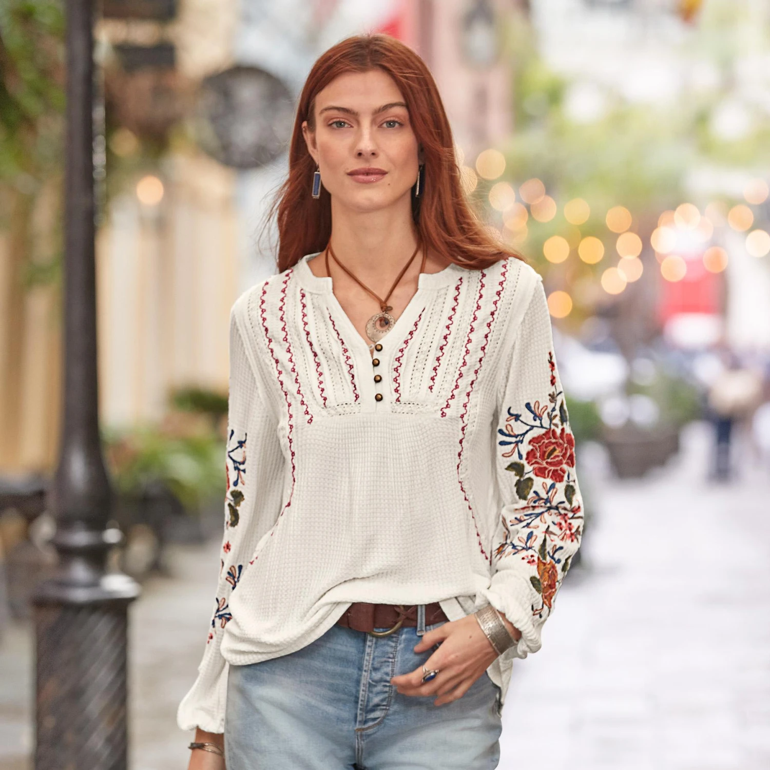 Savage Rose Top, Petite 1 Savage Rose Top, Petite